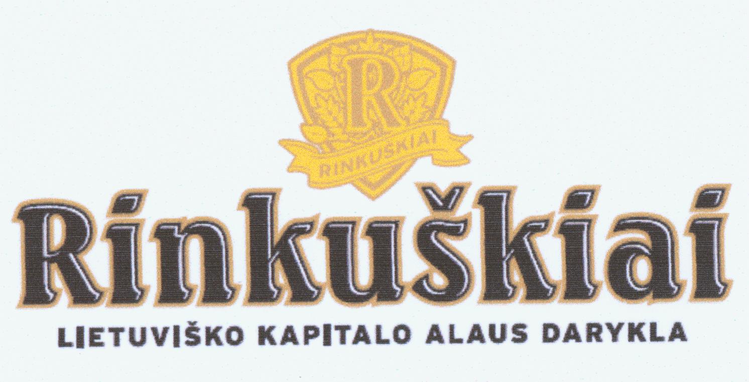 Prekės ženklas: Rinkuškiai LIETUVIŠKO KAPITALO ALAUS DARYKLA